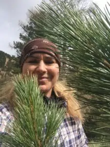 Diana Audi-Kalinka im Zirbenwald