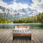 Zirbenholzbett aus Altholz