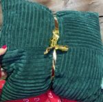 Xmas-WeihnachtsZirbenkissen 40x40cm grün und kuschelig ... – Bild 3